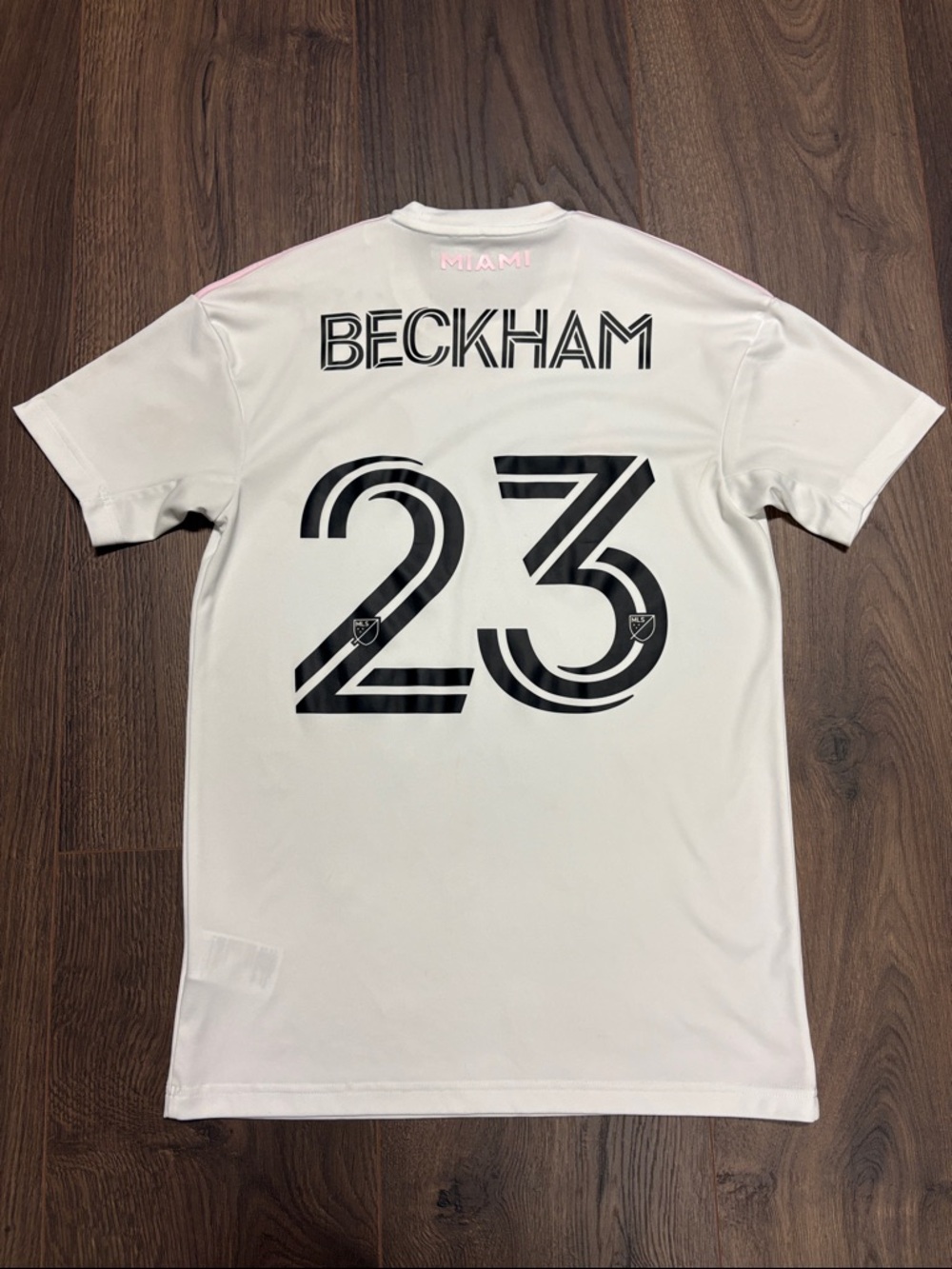 ⚽️ Adidas Inter Miami CF Beckham #23 Away Jersey MLS Soccer Small / like new